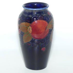 William Moorcroft Pomegranate slender shape vase (Open Pomegranate)
