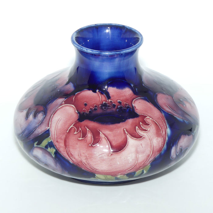 William Moorcroft Poppies 32/5 vase #1 (Large Poppies; Full signature)