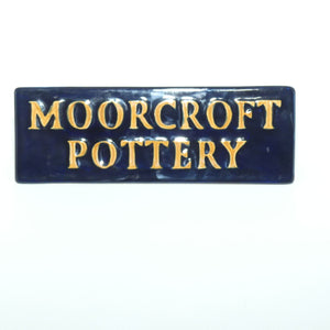 Moorcroft Queens Choice Toblerone Collectors plaque