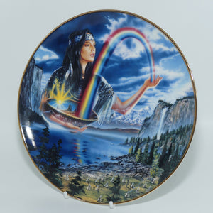 Royal Doulton Native American Indian plate by David Penfound | Rainbow Maiden