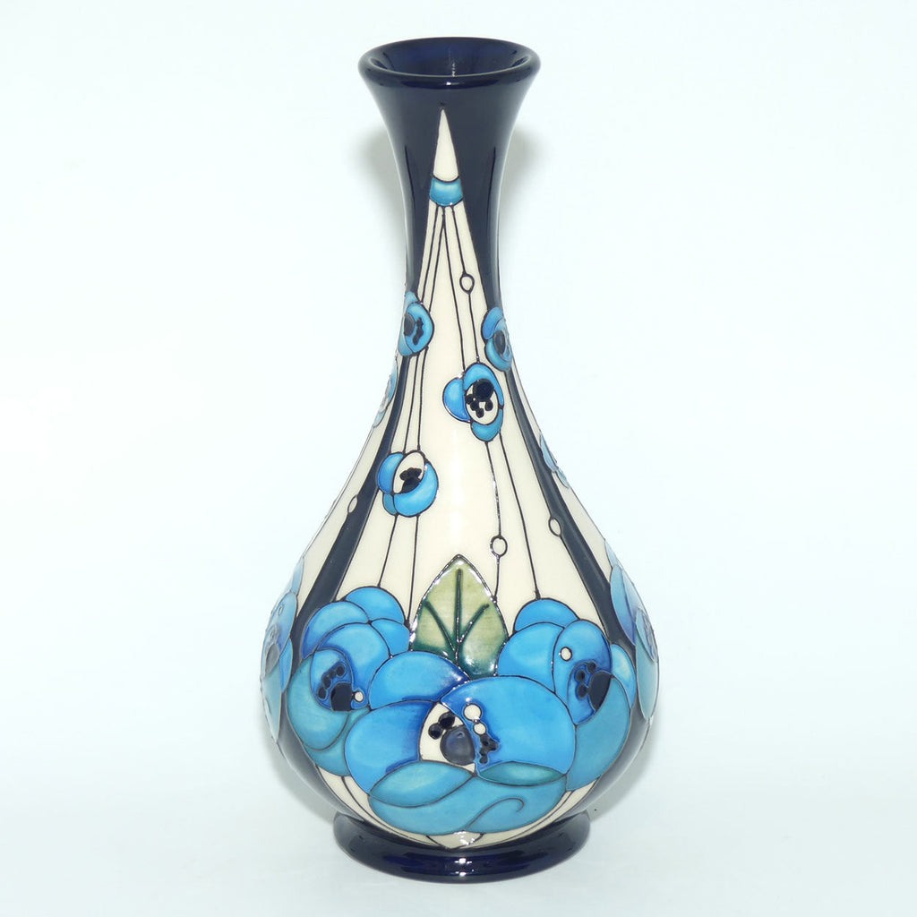 Moorcroft Rennie Rose Blue 80/9 vase