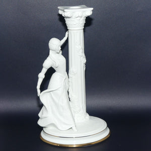 Franklin Mint | The Romeo and Juliet Porcelain Candlesticks by Stuart Mark Feldman