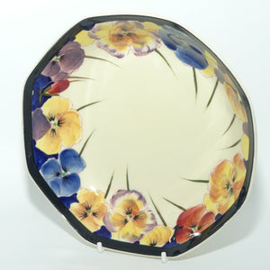 Royal Doulton Pansy with Black Border D4049 | round bowl