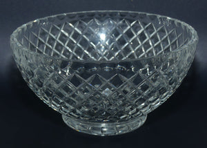 Fine quality Diamond Cut round Crystal bowl