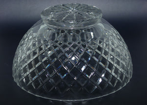 Fine quality Diamond Cut round Crystal bowl
