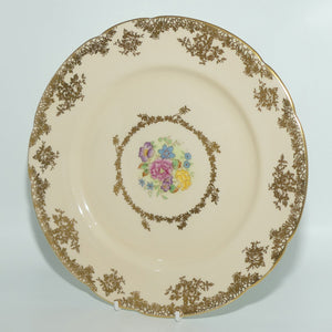 Paragon floral and gilt border plate | Cream tones