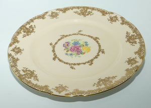 Paragon floral and gilt border plate | Cream tones