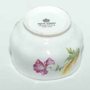 Royal Albert Bone China England Harvest Bouquet pattern sugar bowl | coffee size