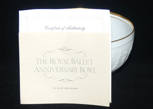 Franklin Porcelain | Franklin Mint | The Royal Ballet Anniversary Bowl London | 1931 - 1981 | Stuart Mark Feldman