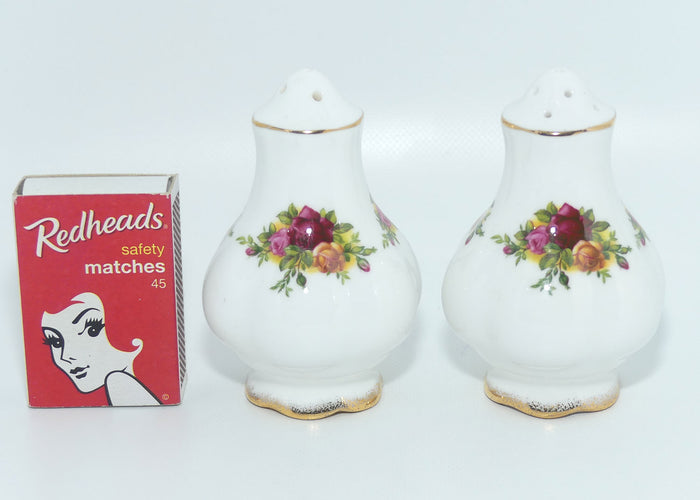 Royal Albert Bone China England Old Country Roses salt and pepper set | #1