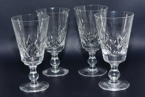 Stuart Crystal England set of 4 White Wine Glasses | #2 | Glengarry | 150ml