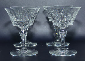 Baccarat France set of 4 Champagne Saucers | Piccadilly pattern