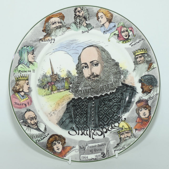 Royal Doulton Shakespeare's Portrait rack plate D6303 | #1