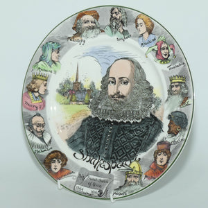 Royal Doulton Shakespeare's Portrait rack plate D6303