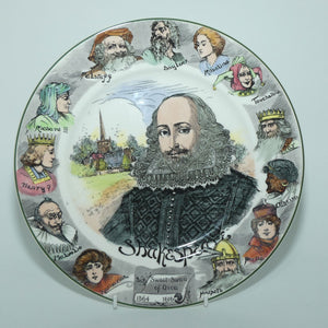 Royal Doulton Shakespeare's Portrait rack plate D6303