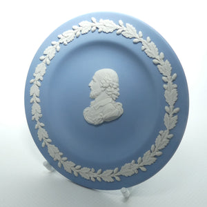 Wedgwood Jasper | White on Pale Blue | William Shakespeare miniature plate | unboxed
