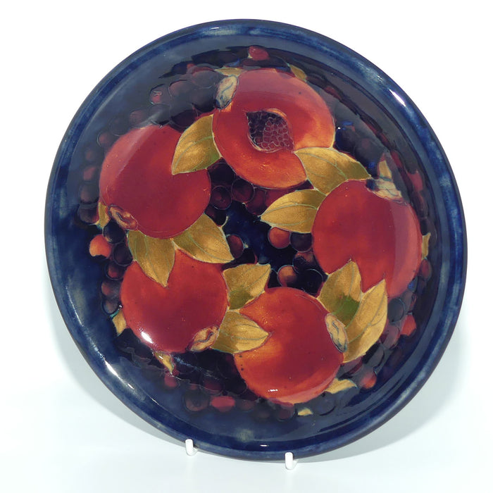 William Moorcroft Pomegranate shallow bowl | #3 | One Open Pomegranate and Original label