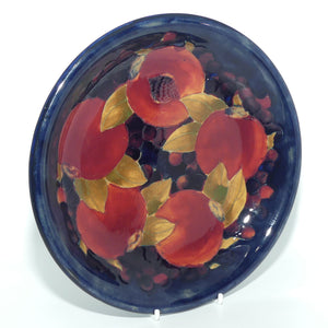 William Moorcroft Pomegranate shallow bowl | #3| One Open Pomegranate and Original label
