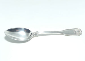 Norway Silver | 830 Silver | Set of 6 Fiddle, Thread and Shell pattern spoons | 304 grams
