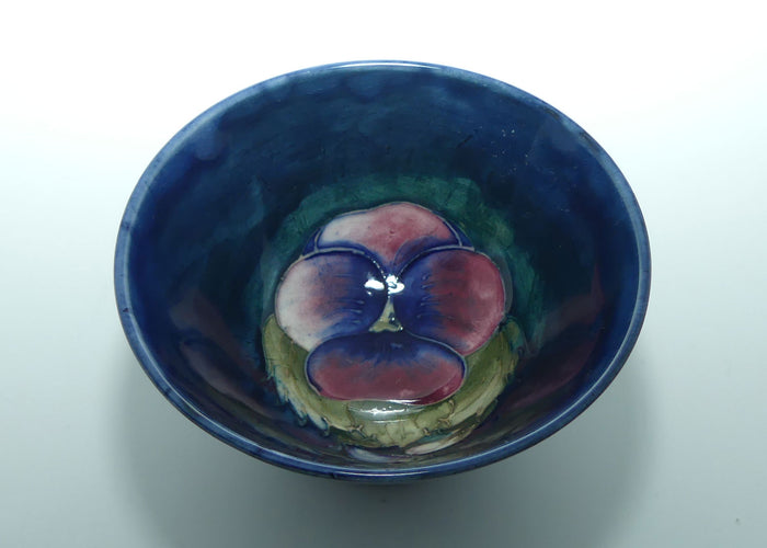 William Moorcroft Pansy small bowl