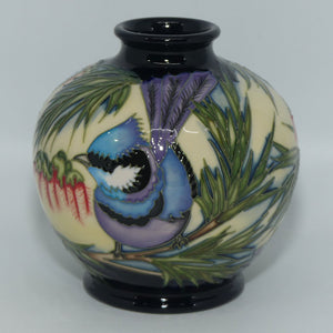 Moorcroft Fairy Wren 41/4 vase