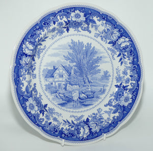 Spode England | Country Scenes design | Williamsburg | Calling Home | Blue and White plate