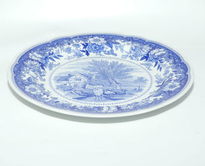 Spode England | Country Scenes design | Williamsburg | Calling Home | Blue and White plate
