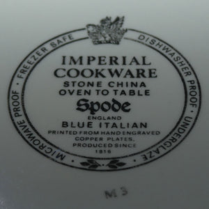Spode England | Italian design | Blue and White fluted edge baking dish