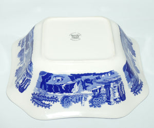 Spode England | Italian design | Square Blue and White Bowl