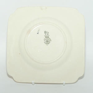 Royal Doulton Coaching Days sandwich plate | 14.5cm sq | #2