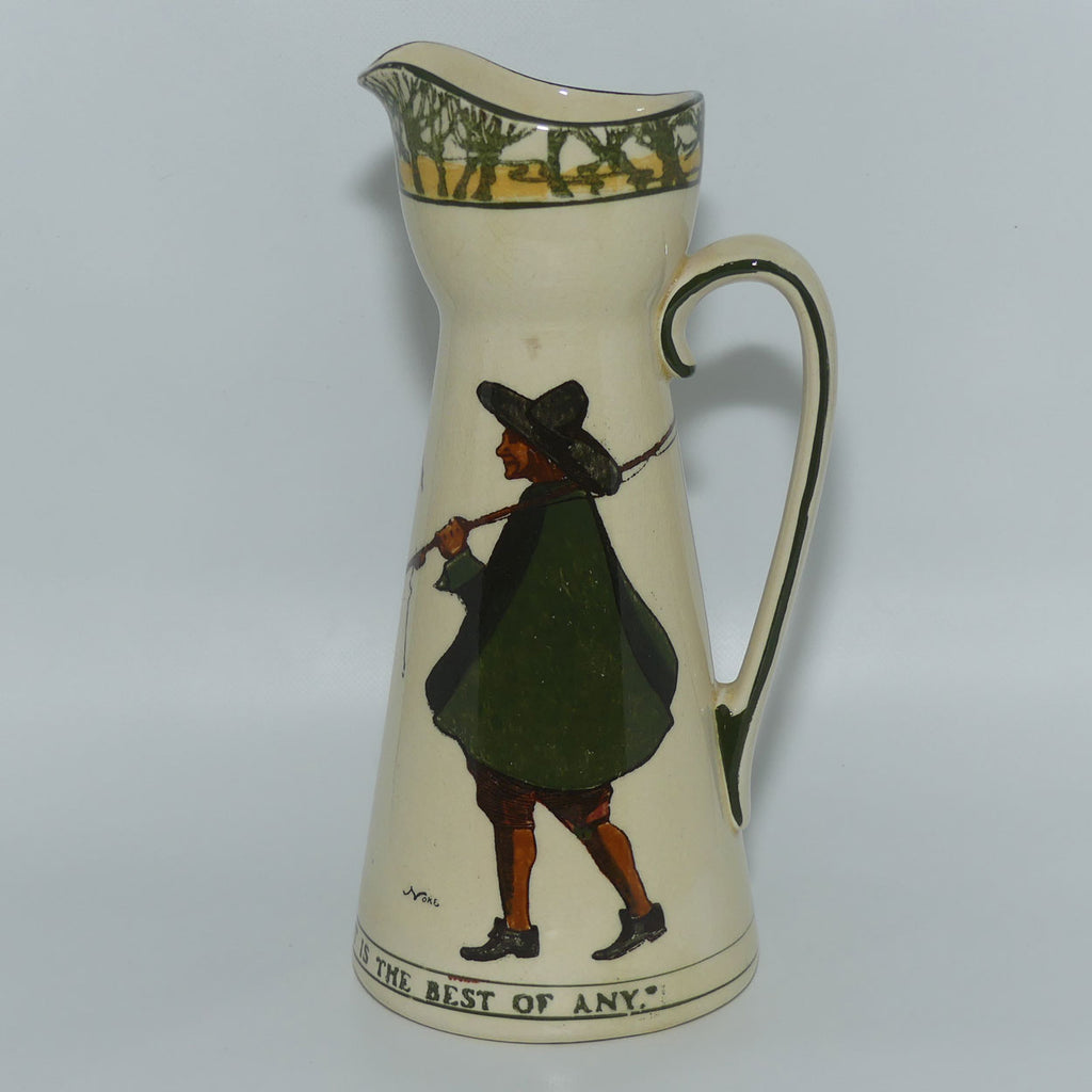 Royal Doulton Isaak Walton Gallant Fishers jug D2312 | O The Gallant Fishers Life it is the Best of Any
