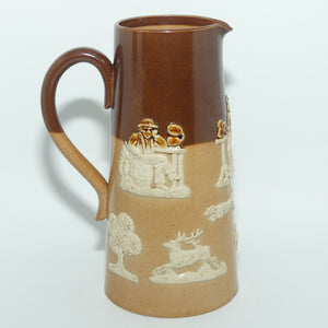 Doulton Lambeth Harvest Hunting tapering shape jug | Shape 856