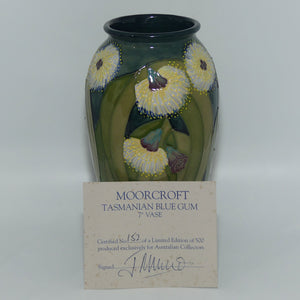 Moorcroft Tasmanian Blue Gum 393/7 vase | LE 152/500