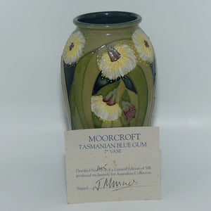 Moorcroft Tasmanian Blue Gum 393/7 vase | LE 415/500