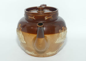 Royal Doulton Harvest Hunting tea pot | Large | Reeded handle