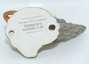 Franklin Mint | Great Cats | Temmick's Golden Cat