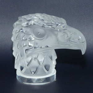 Lalique Cristal | Tete d'Aigle | Eagle Head paperweight or car mascot