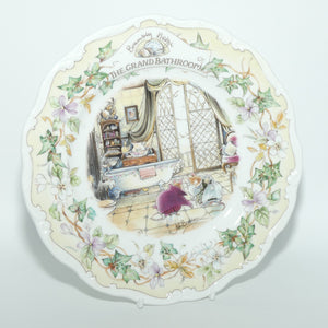 Royal Doulton Brambly Hedge Giftware | The Grand Bathroom plate | 20cm