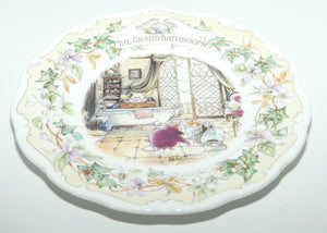 Royal Doulton Brambly Hedge Giftware | The Grand Bathroom plate | 20cm