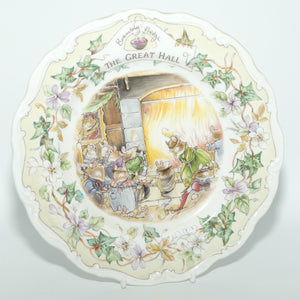 Royal Doulton Brambly Hedge Giftware | The Great Hall plate | 20cm