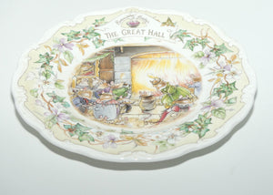Royal Doulton Brambly Hedge Giftware | The Great Hall plate | 20cm