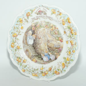 Royal Doulton Brambly Hedge Giftware | The Search Party plate | 20cm