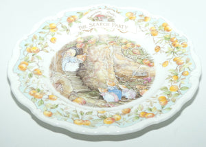Royal Doulton Brambly Hedge Giftware | The Search Party plate | 20cm