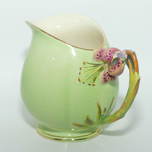 Royal Winton Tiger Lily jug | Green