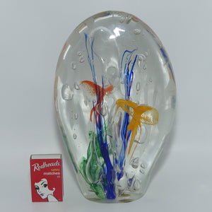 Tina Cooper Studio Art Glass Lump paperweight