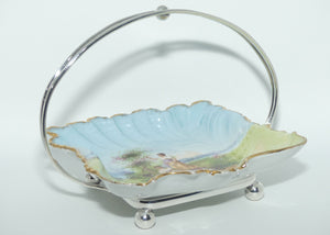 Superb European Tray in EP Silver Plated stand