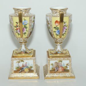 Pair of European Twin Handle Urns | Helena Wolfsohn Dresden