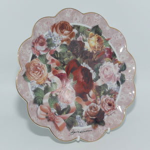 Franklin Mint plate | Victorian Rose Bouquet by David Willardson