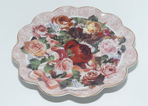 Franklin Mint plate | Victorian Rose Bouquet by David Willardson