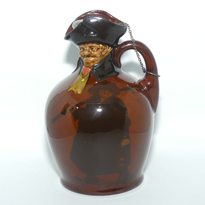 Royal Doulton Kingsware flask | The Watchman | Figured Head + Stopper